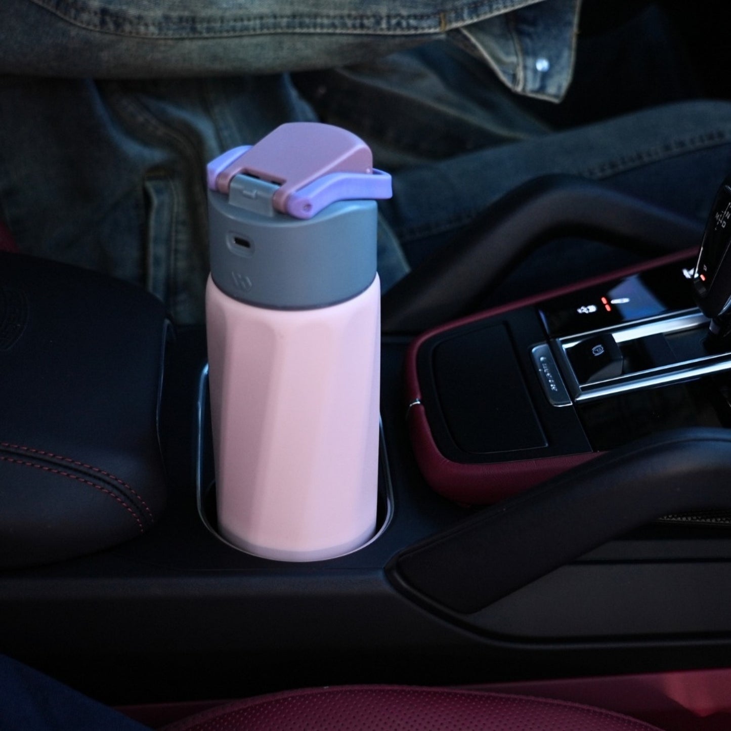 WaterH 24oz Pembe – WaterH Akıllı Termos 710 ml Pembe Renk Lifestyle 2