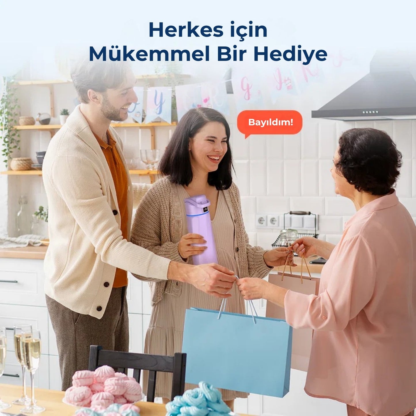 WaterH 32oz mor – WaterH Akıllı Termos Herkes İçin Mükemmel Bir Hediye – WaterH Akıllı Termos 946 ml Mor Renk