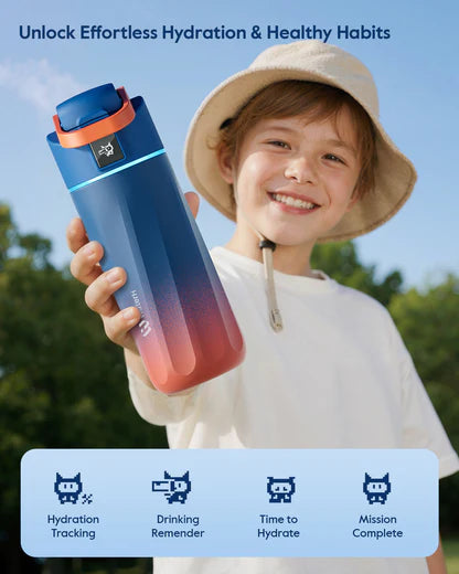 WaterH 16oz turuncu – WaterH Boost Akıllı Termos Kids 473 ml turuncu Renk