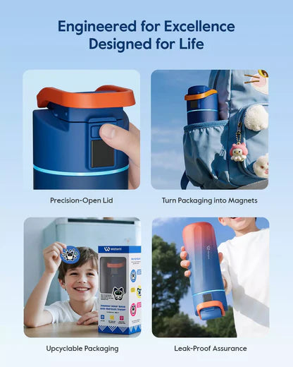 WaterH 16oz turuncu – WaterH Boost Akıllı Termos Kids 473 ml turuncu Renk
