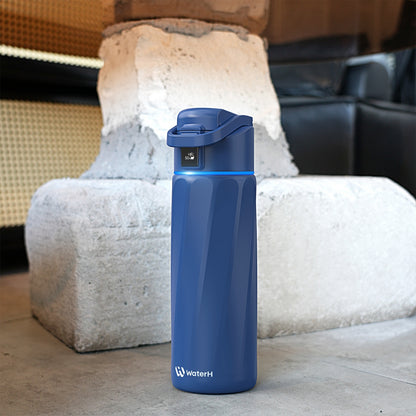 WaterH 24oz Mavi – WaterH Akıllı Termos 710 ml Mavi Renk Lifestyle 1