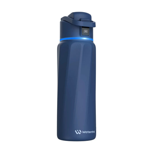 WaterH 32oz mavi – WaterH Akıllı Termos 946 ml Mavi Renk